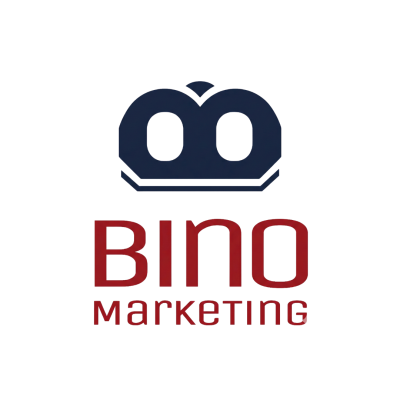 Logotipo Bino Marketing 2026 Fundo branco